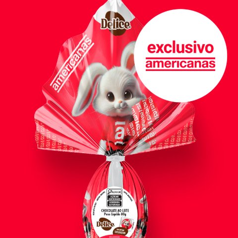 Banner quadrado da Promoção Americanas Páscoa 2026