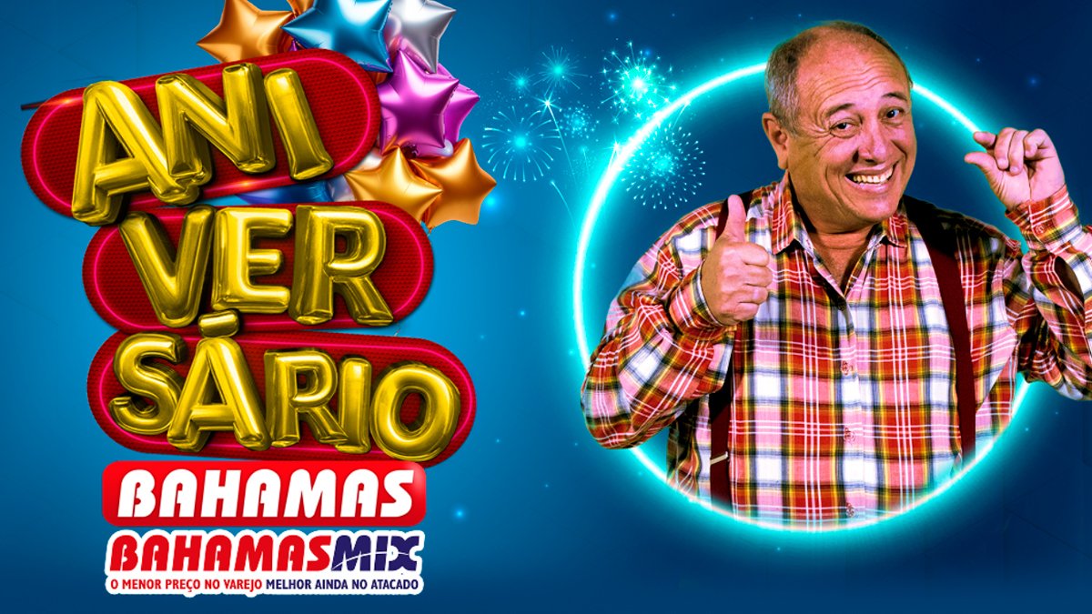 Banner da Aniversário Bahamas