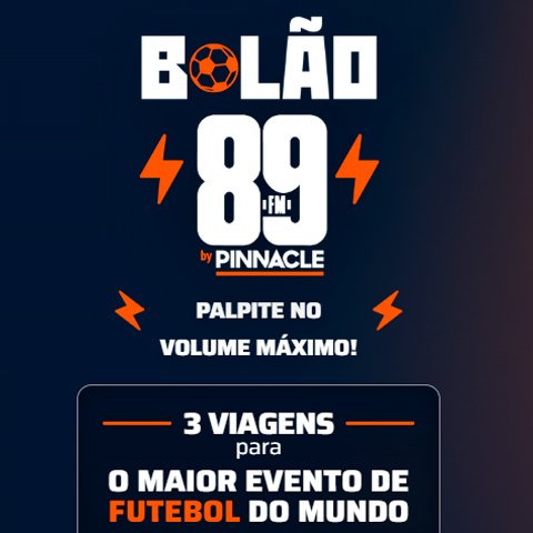 Banner quadrado da Bolão da Rádio Rock 89 FM