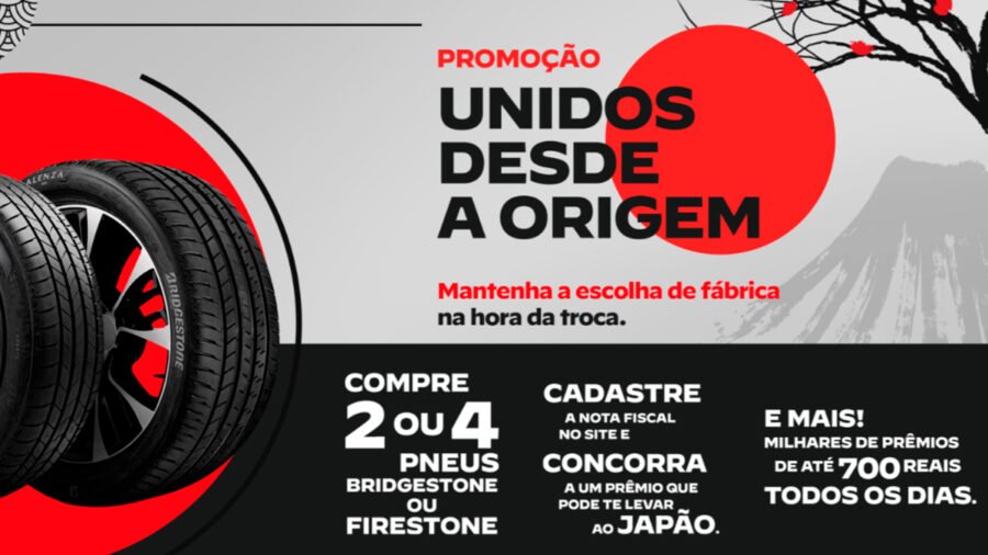 Banner da Bridgestone Unidos Desde A Origem