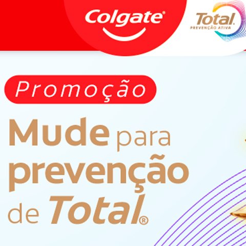 Banner quadrado da Promoção Colgate Mude Para Prevenção De Total