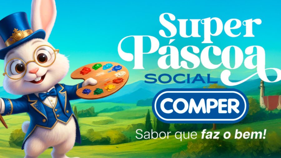 Banner da Super Páscoa Social Comper