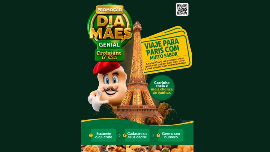 Banner da Dia Das Mães Croissant & Cia