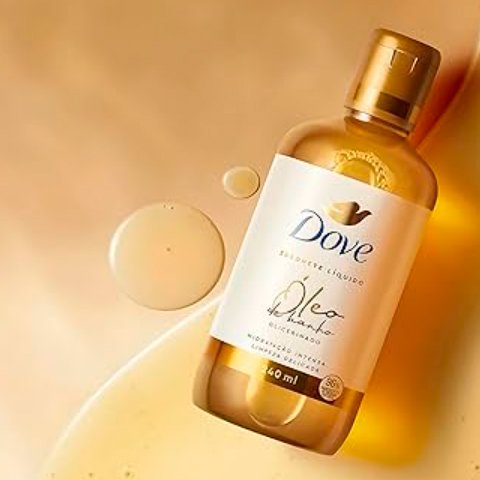 Banner quadrado da Brinde Grátis Dove Óleo de Banho