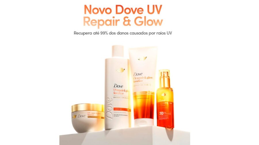 Banner da Ganhe Brinde Grátis Dove Uv Repair & Glow