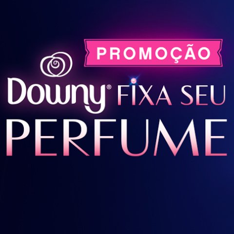 Banner quadrado da Promoção Downy Fixa Seu Perfume
