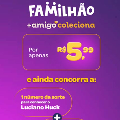 Banner quadrado da Mais Amigo Familhão