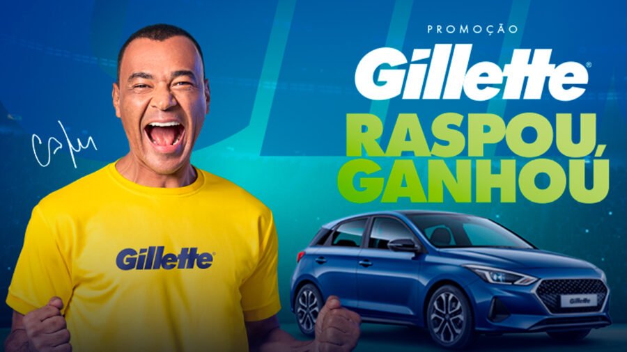 Banner da Promoção Gillette Raspou Ganhou