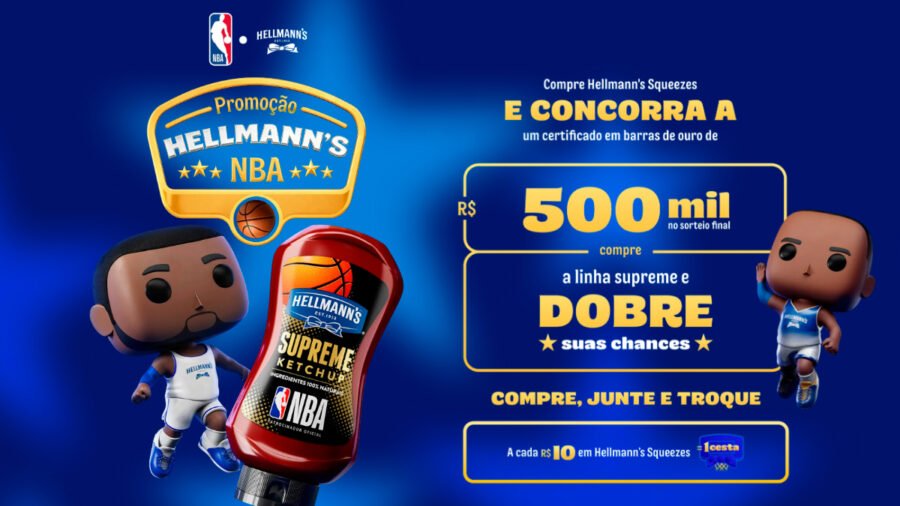 Banner da Promoção Hellmann's NBA