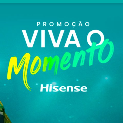 Banner quadrado da Viva O Momento Hisense