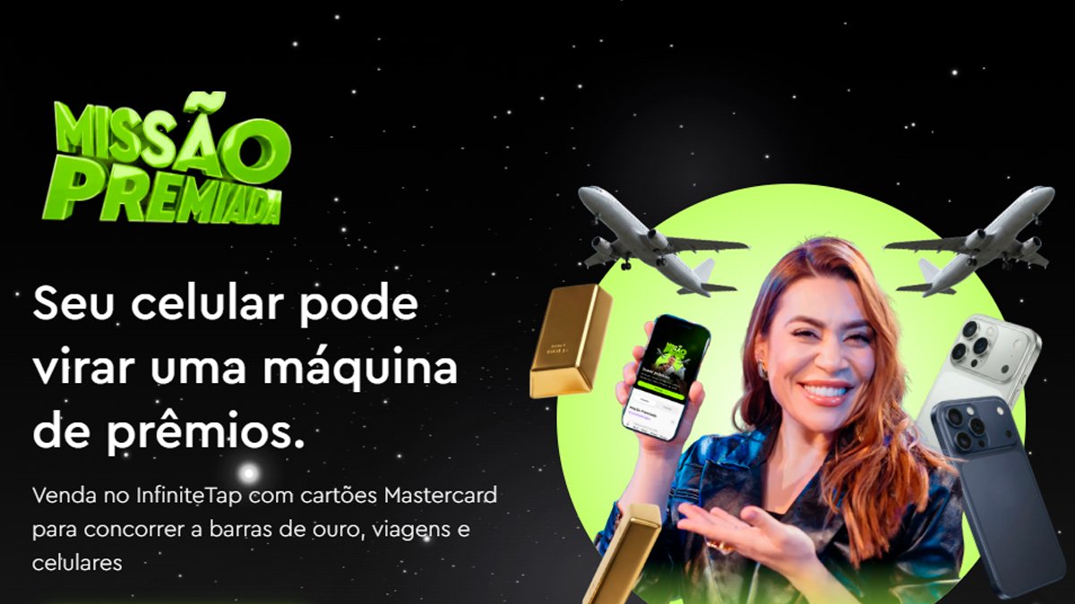 Banner da Promoção InfinitePay Missão Premiada