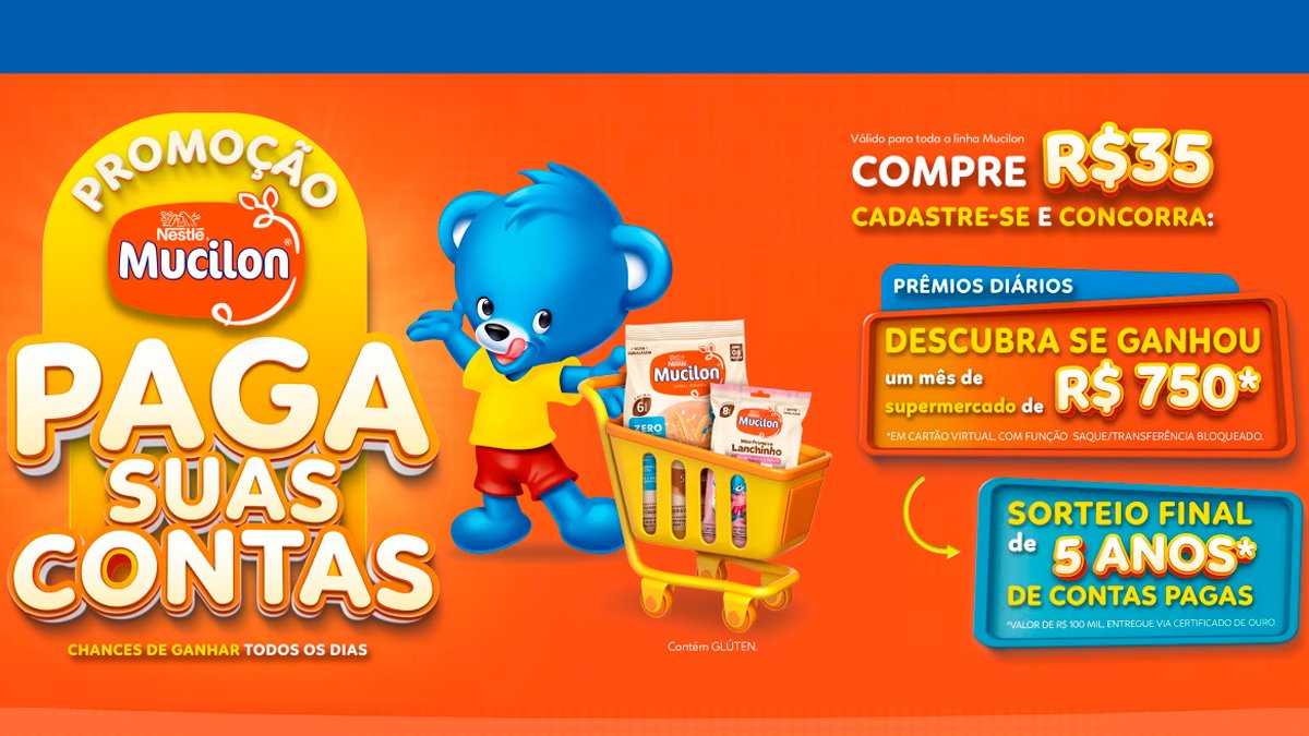 Banner da Mucilon Paga Suas Contas