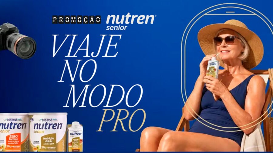 Banner da Promoção Nutren Senior Viaje no Modo Pró