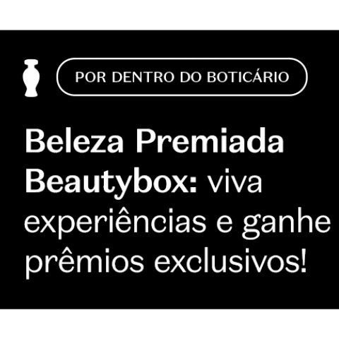 Banner quadrado da Promoção Beleza Premiada Beautybox