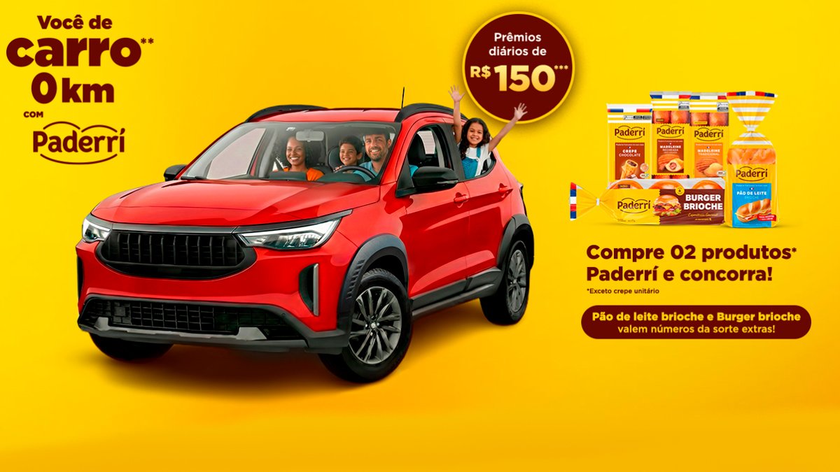 Banner da Você de Carro 0km com Paderri