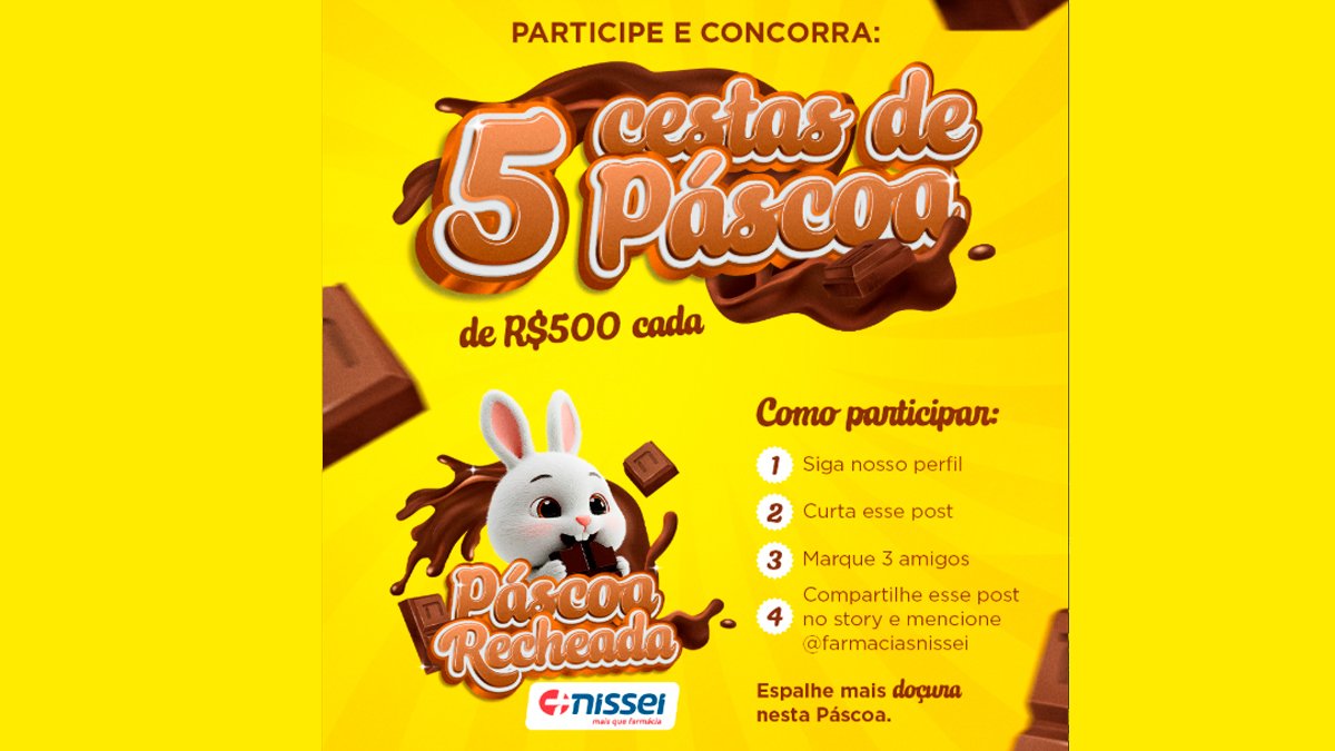 Banner da Páscoa Recheada Nissei