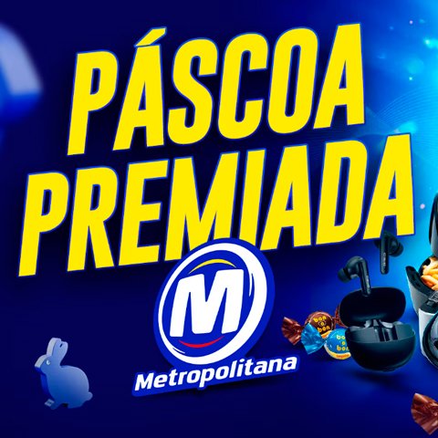 Banner quadrado da Páscoa Metropolitana