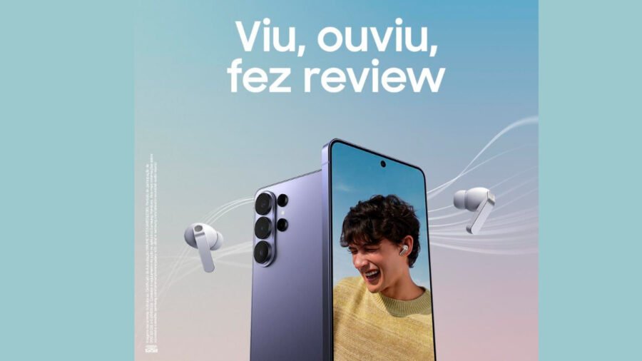 Banner da Promoção Samsung Viu, Ouviu, Fez Review