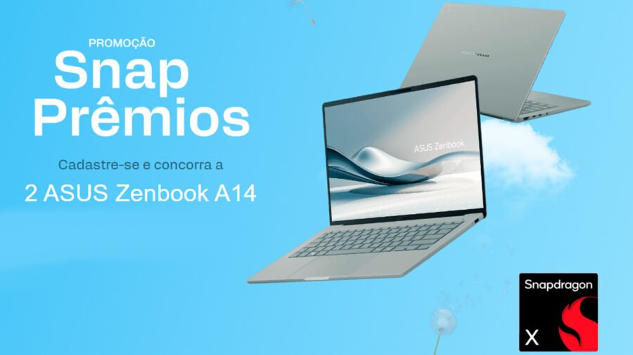 Banner da Snap Prêmios Notebook Asus