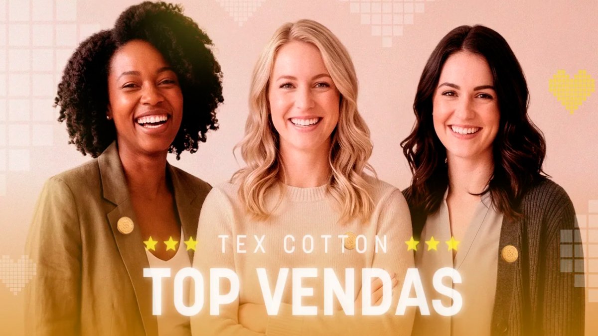 Banner da Tex Cotton Melhores Vendedoras