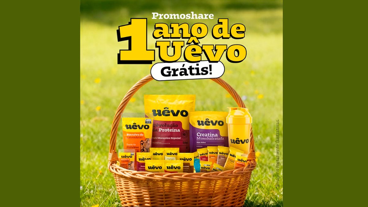Banner da 1 Ano de Uêvo Grátis
