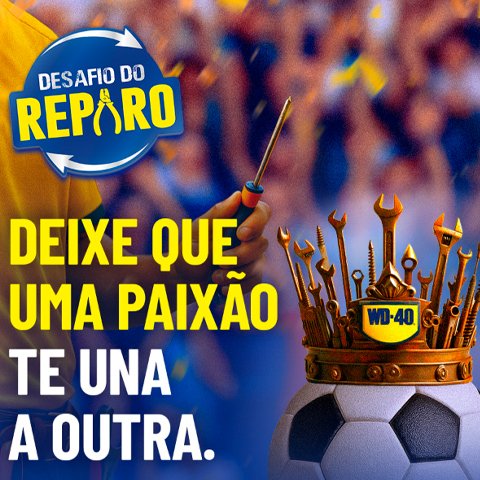 Banner quadrado da Promoção Desafio do Reparo WD-40