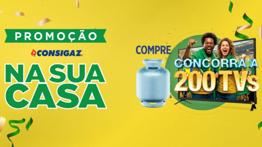Banner da Promoção Consigaz na sua casa