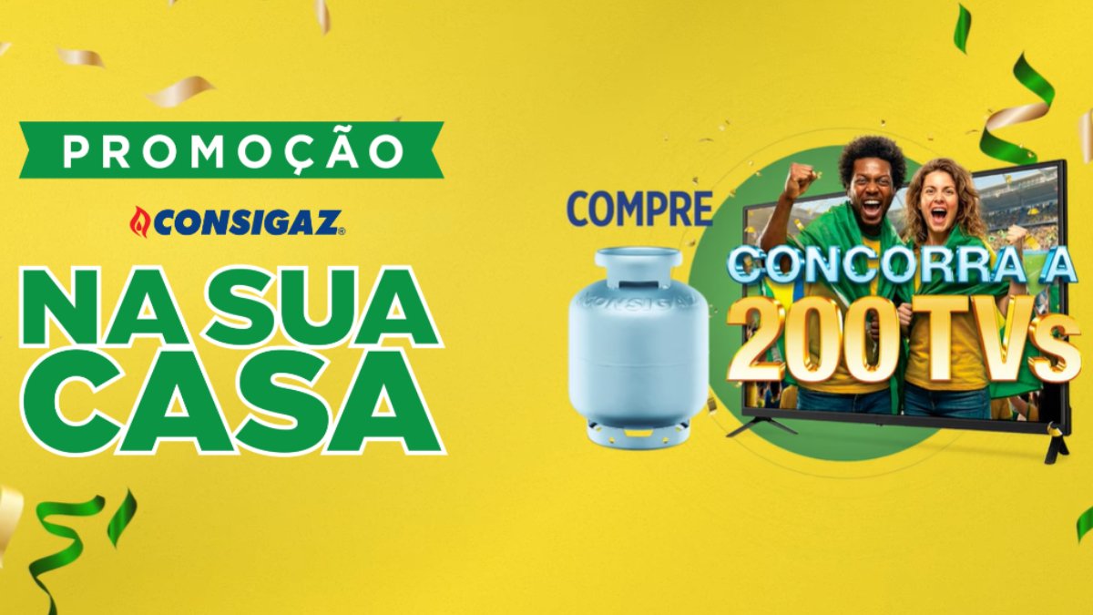 Banner da Promoção Consigaz na sua casa