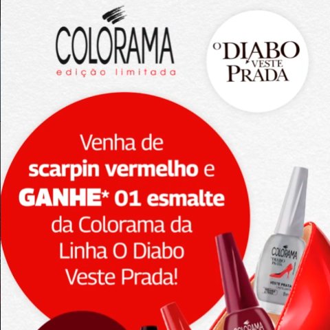 Banner quadrado da Promoção Brinde Grátis Colorama