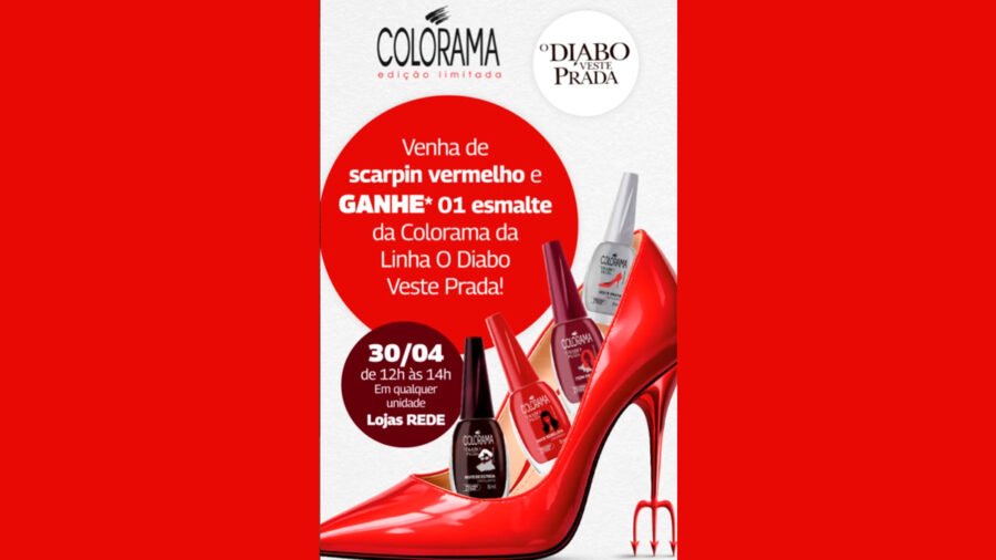 Banner da Promoção Brinde Grátis Colorama