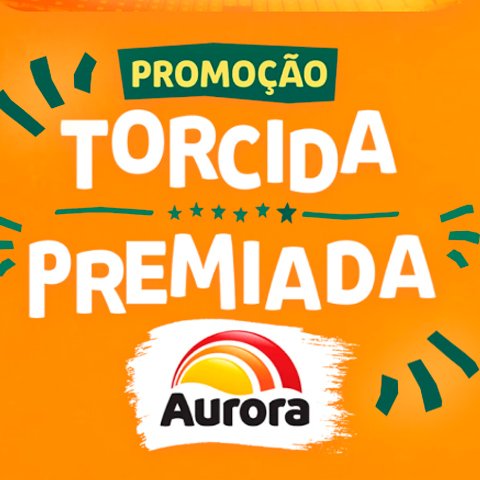 Banner quadrado da Promoção Aurora Torcida Premiada