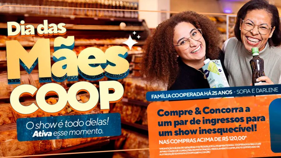 Banner da COOP Dia das Mães