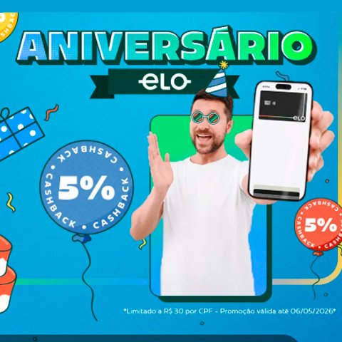 Banner quadrado da Aniversário Elo