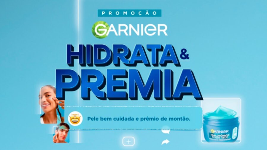 Banner da Garnier Hidrata & Premia