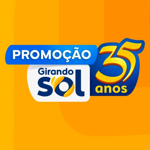 Banner quadrado da Girando Sol 35 Anos