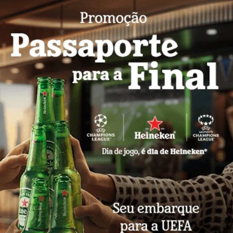 Banner quadrado da Heineken Passaporte Para A Final