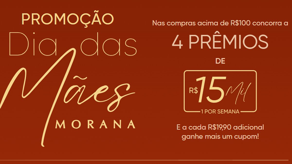 Banner da Morana dia das Mães