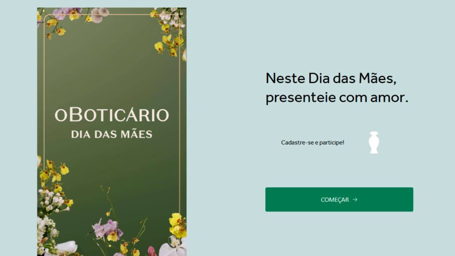 Banner da O Boticário Dia das Mães