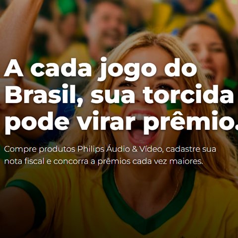 Banner quadrado da Caminhão de Prêmios Philips