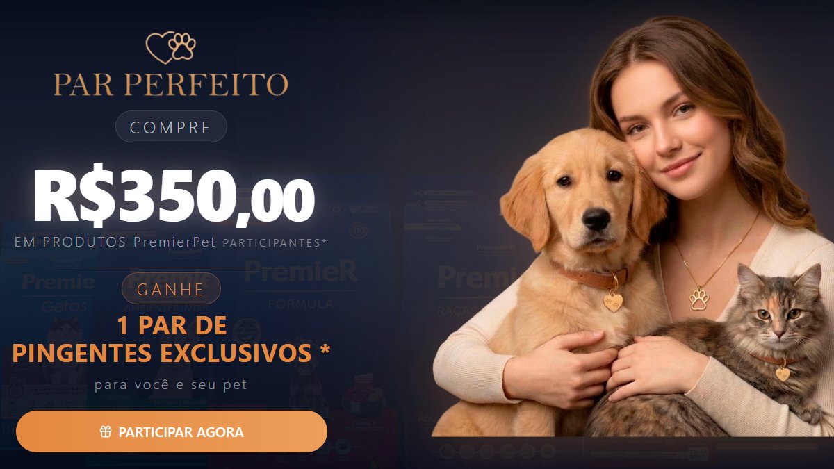 Banner da Premier Pet Par Perfeito