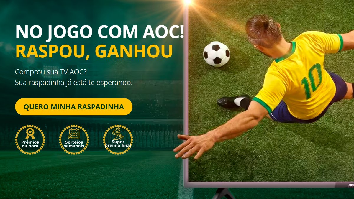 Banner da No Jogo com AOC