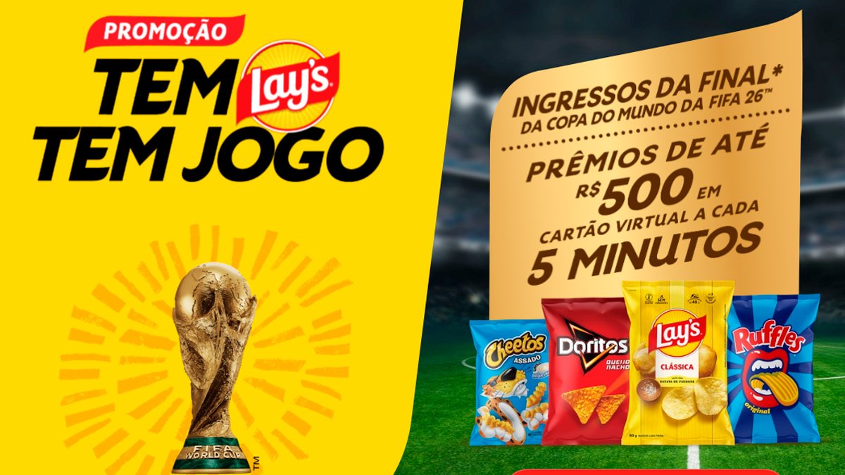 Banner da Lay's Copa do Mundo