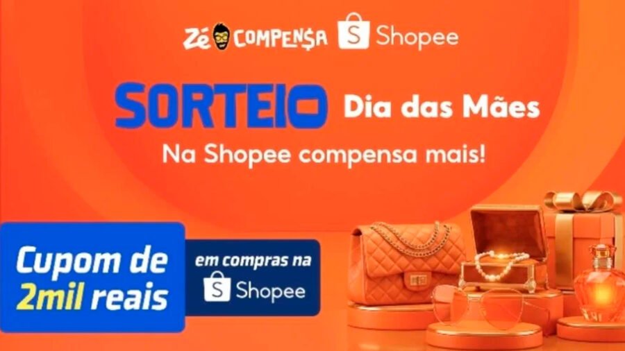 Banner da Zé Compensa Dia das Mães Shopee