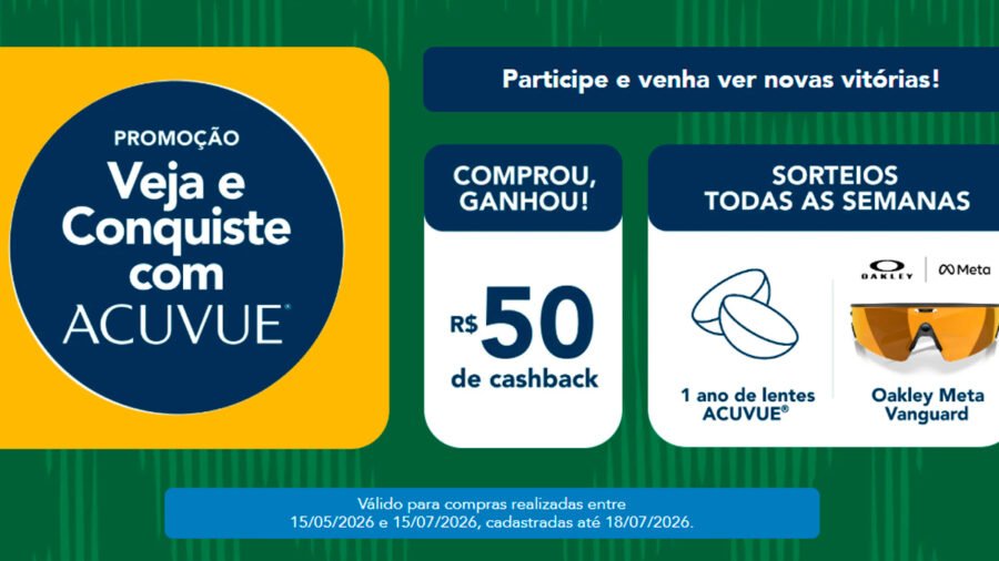 Banner da Veja e Conquiste com Acuvue