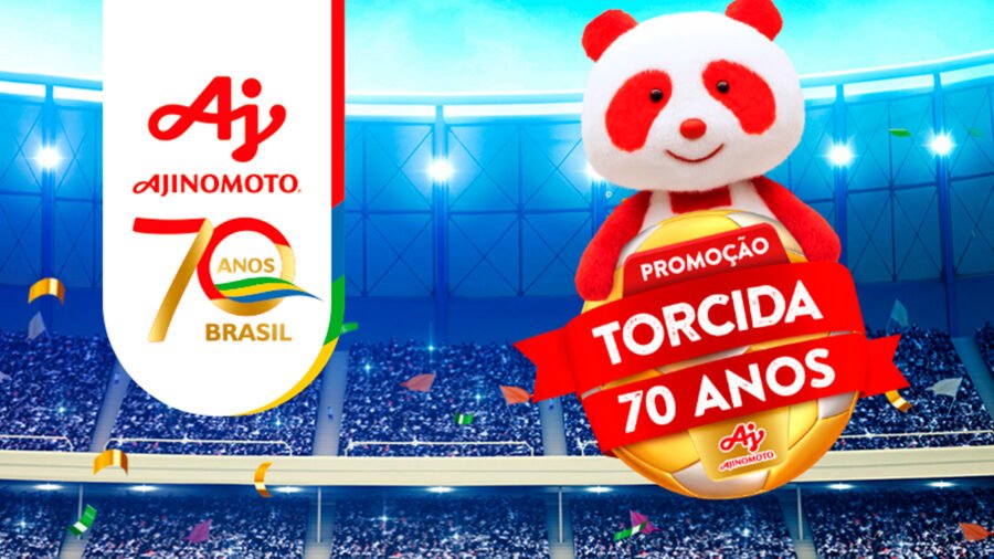 Banner da Ajinomoto Torcida 70 Anos