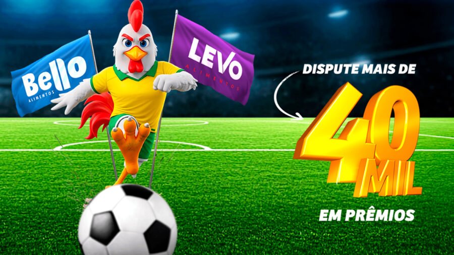 Banner da Chute Premiado Bello e Levo