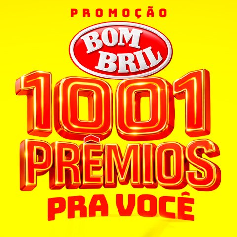 Banner quadrado da Bombril 1001 Prêmios Pra Você