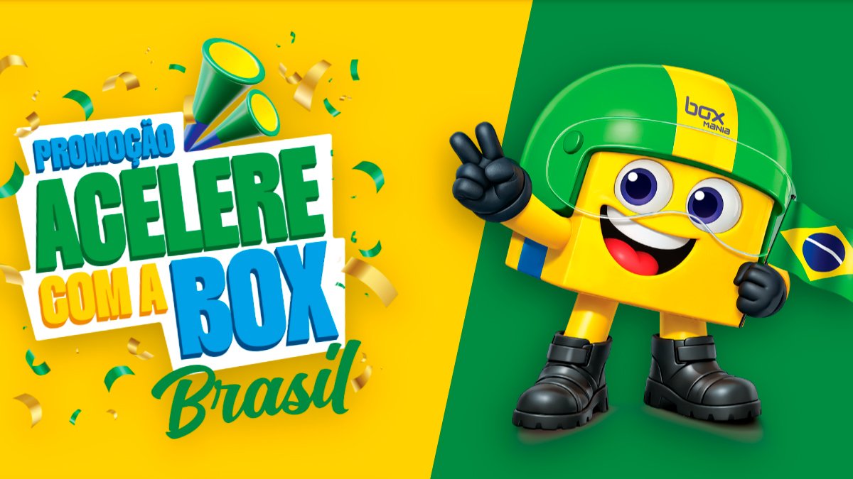 Banner da Acelere com a Box Mania