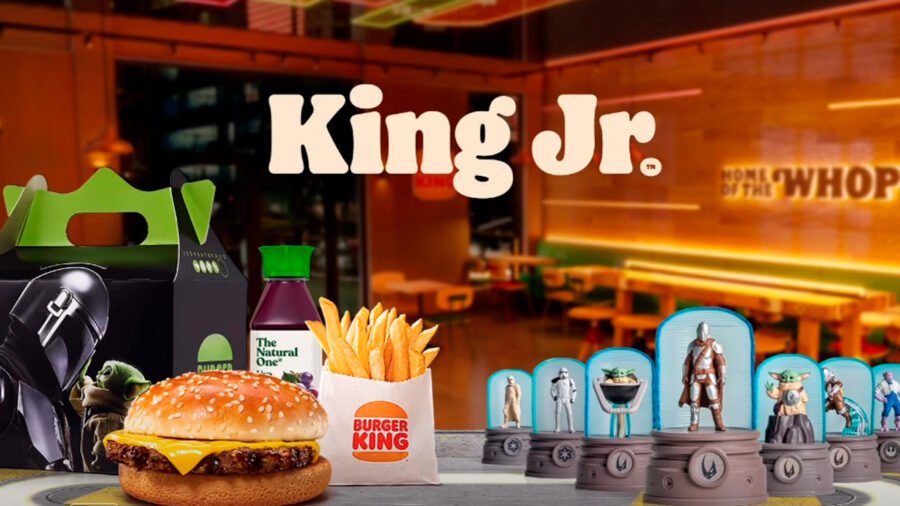 Banner da Burger King Brinquedos Star Wars