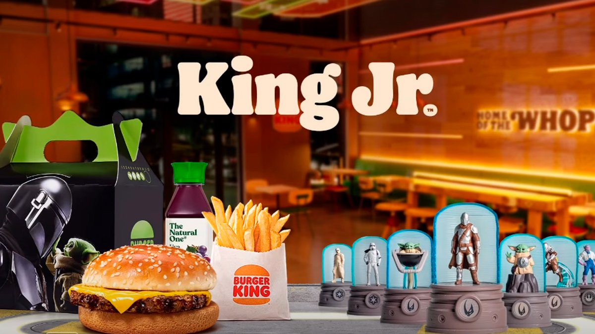 Banner da Burger King Brinquedos Star Wars